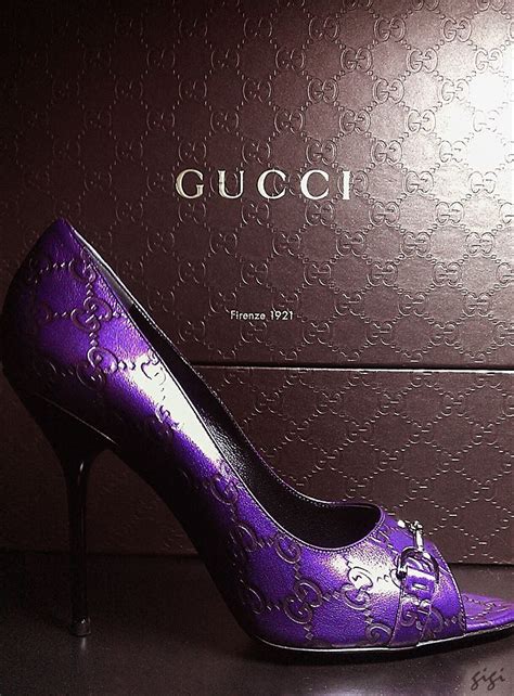 lavender Gucci shoes